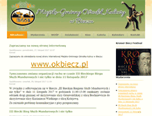 Tablet Screenshot of ok.biecz.pl