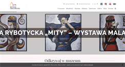 Desktop Screenshot of muzeum.biecz.pl